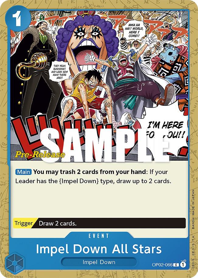 Impel Down All Stars OP02-066 One Piece card
