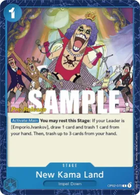 New Kama Land (OP02P OP02-070) Promos: Paramount War