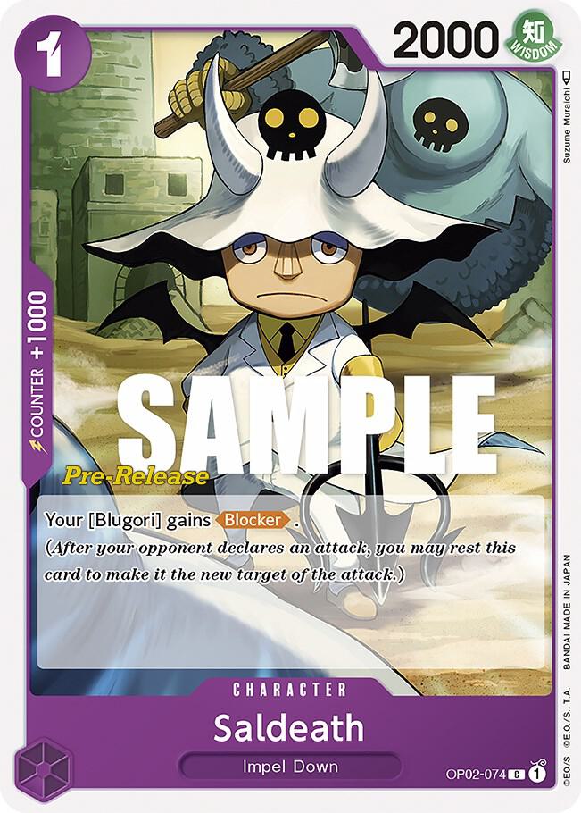 Saldeath OP02-074 One Piece card