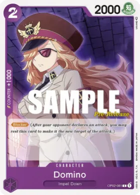Domino (OP02P OP02-081) Promos: Paramount War