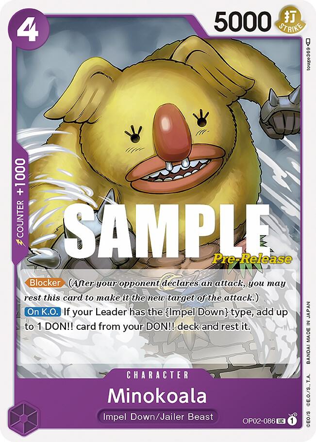 Minokoala OP02-086 One Piece card