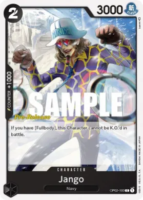 Jango (OP02P OP02-100) Promos: Paramount War