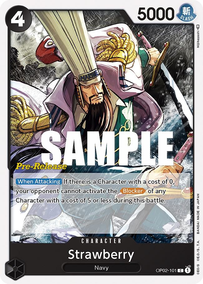 Strawberry OP02-101 One Piece card