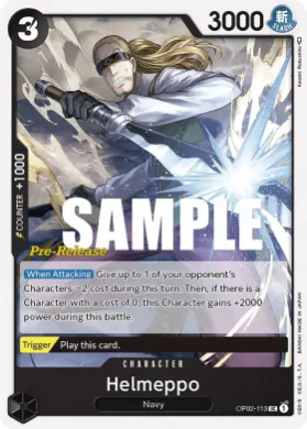 Helmeppo (OP02P OP02-113) Promos: Paramount War