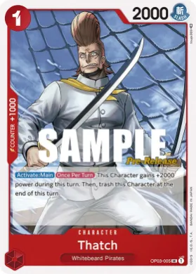 Thatch (OP03P OP03-005) Promos: Pillars of Strength