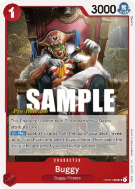 Buggy (OP03P OP03-008) Promos: Pillars of Strength