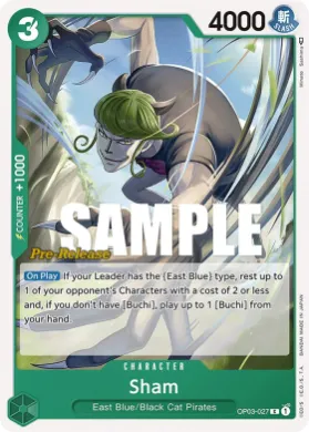 Sham (OP03P OP03-027) Promos: Pillars of Strength