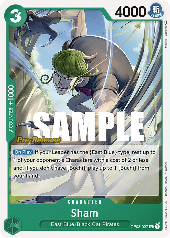 Sham OP03-027 One Piece card