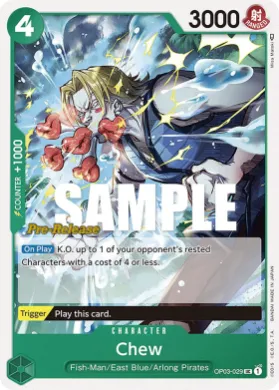 Chew (OP03P OP03-029) Promos: Pillars of Strength