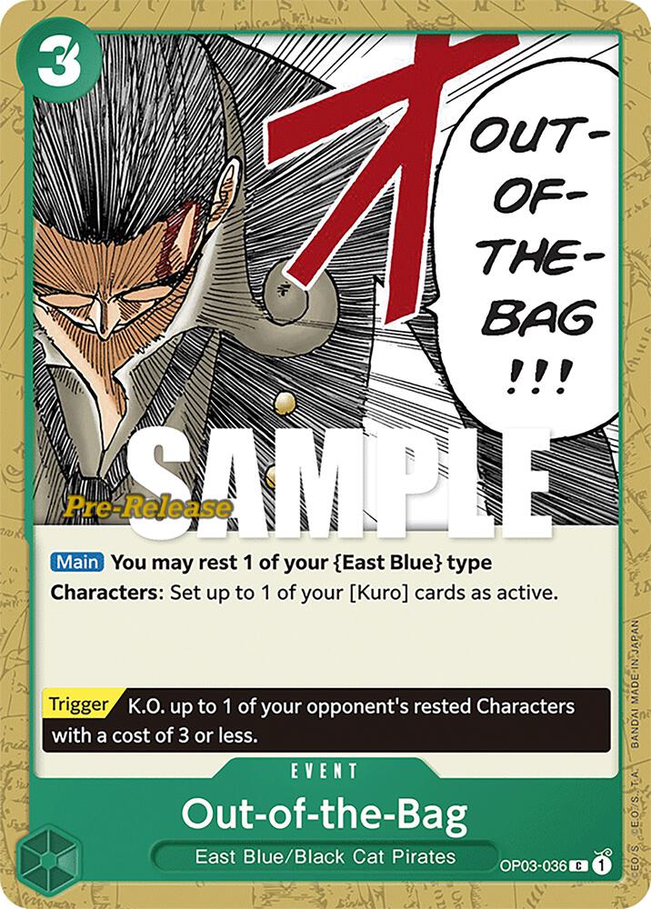 Out-of-the-Bag OP03-036 One Piece card