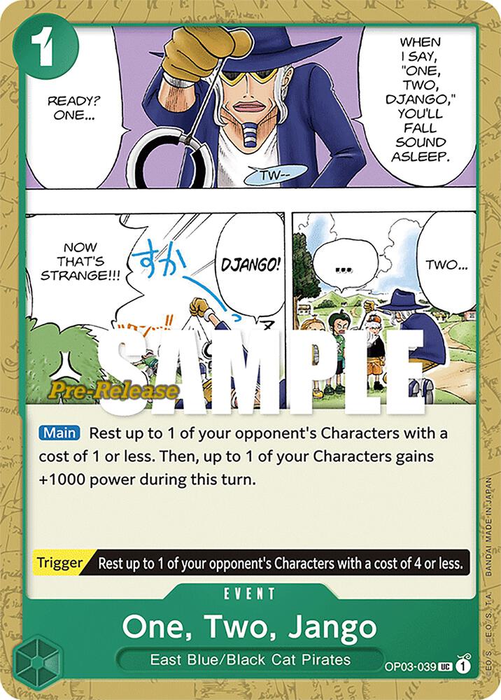 One, Two, Jango OP03-039 One Piece card