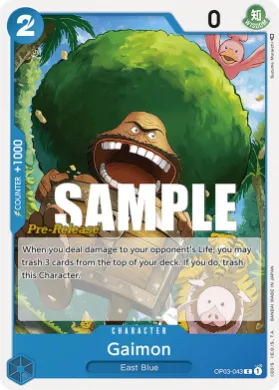 Gaimon (OP03P OP03-043) Promos: Pillars of Strength
