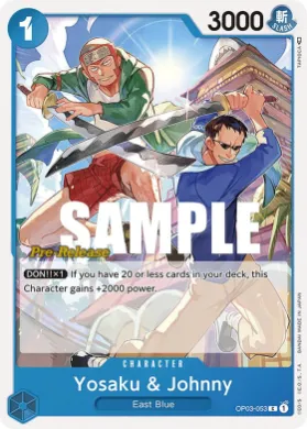 Yosaku & Johnny (OP03P OP03-053) Promos: Pillars of Strength