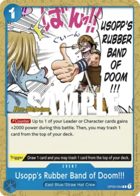 Usopp's Rubber Band of Doom!!! (OP03P OP03-054) Promos: Pillars of Strength