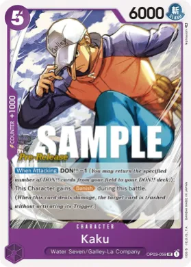 Kaku (OP03P OP03-059) Promos: Pillars of Strength