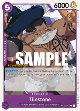 Tilestone (OP03P OP03-064) Promos: Pillars of Strength