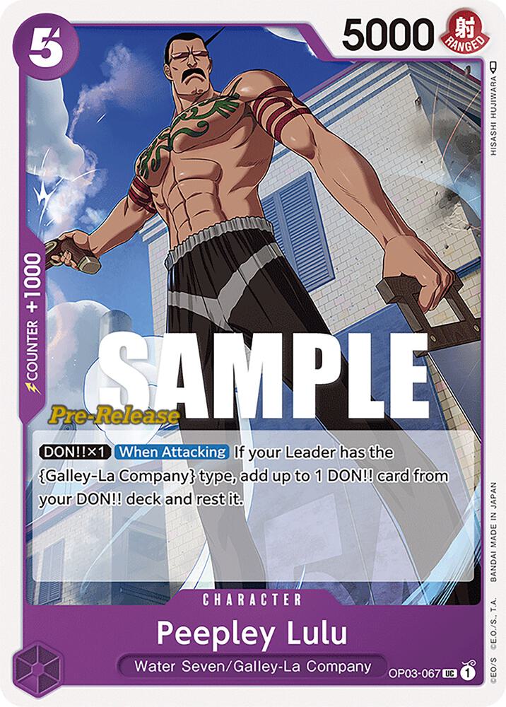 Peepley Lulu OP03-067 One Piece card