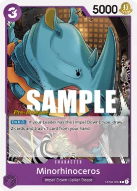 Minorhinoceros (OP03P OP03-069) Promos: Pillars of Strength