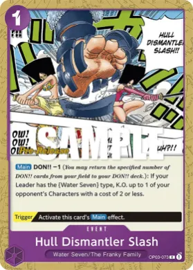 Hull Dismantler Slash (OP03P OP03-073) Promos: Pillars of Strength