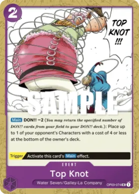Top Knot (OP03P OP03-074) Promos: Pillars of Strength