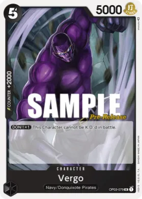 Vergo (OP03P OP03-079) Promos: Pillars of Strength