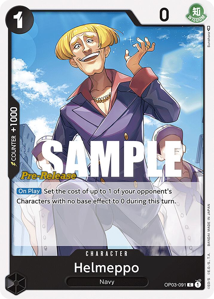 Helmeppo OP03-091 One Piece card