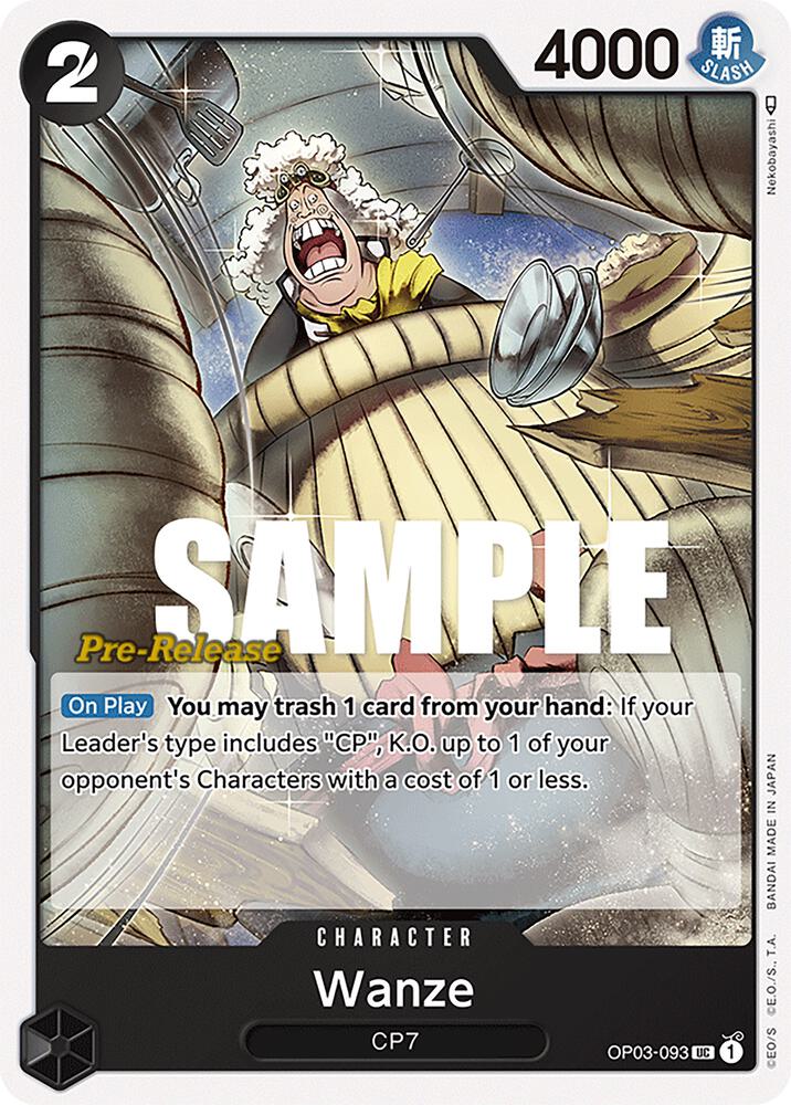 Wanze OP03-093 One Piece card