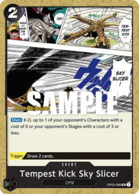 Tempest Kick Sky Slicer (OP03P OP03-096) Promos: Pillars of Strength