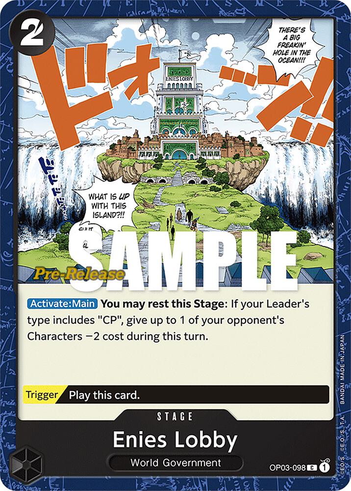 Enies Lobby OP03-098 One Piece card