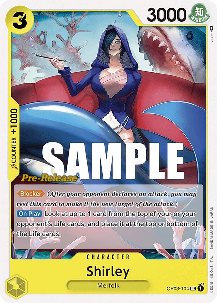 Shirley OP03-104 One Piece card