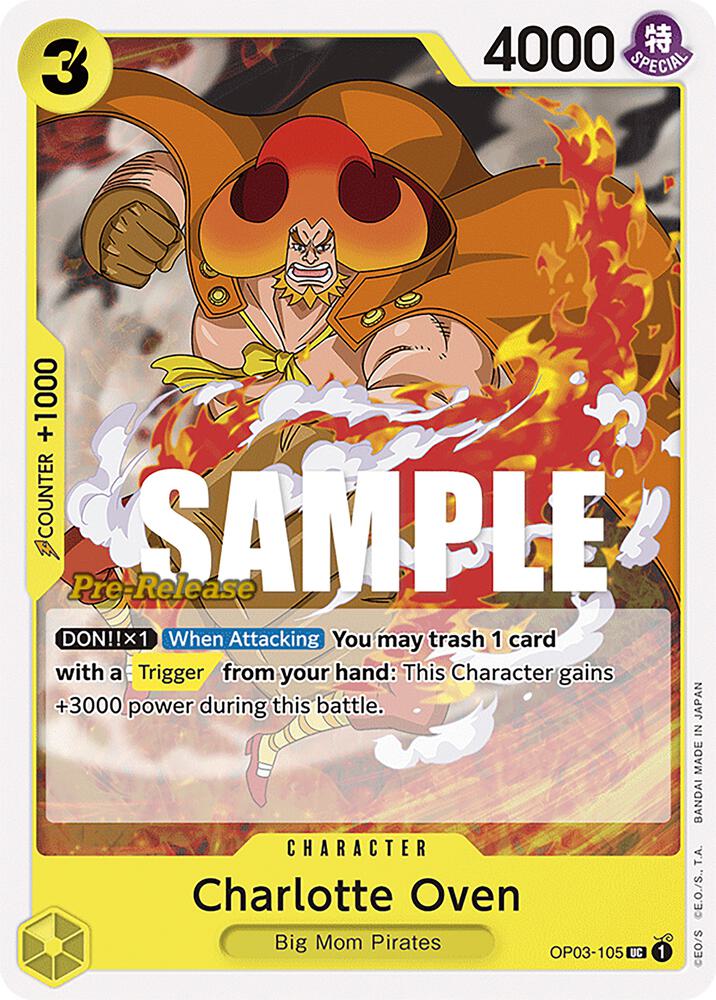 Charlotte Oven OP03-105 One Piece card
