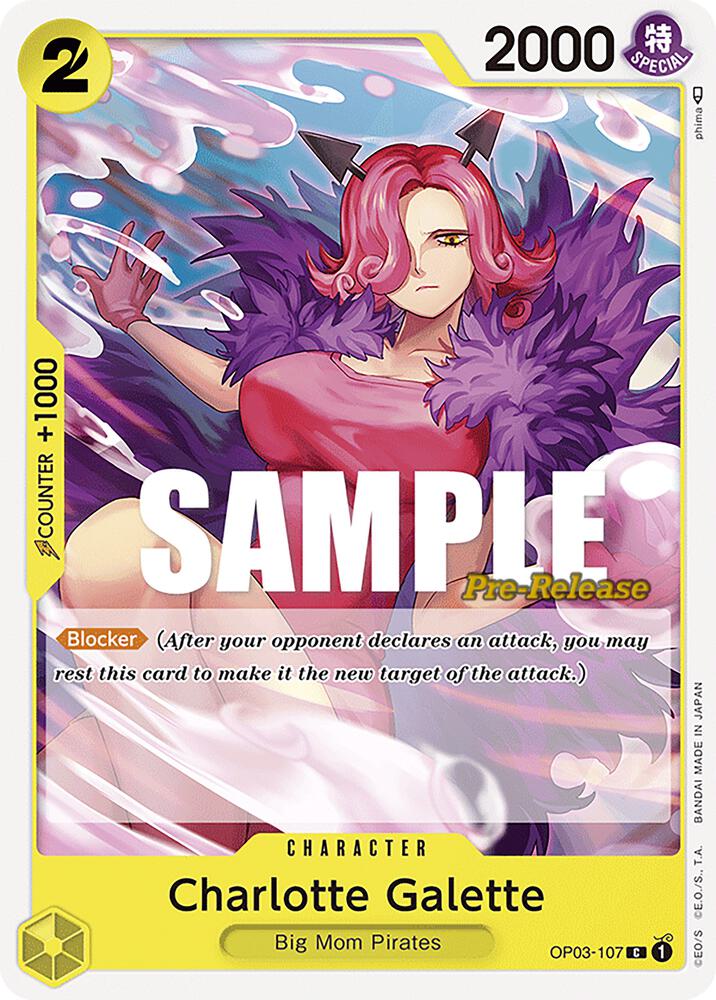 Charlotte Galette OP03-107 One Piece card