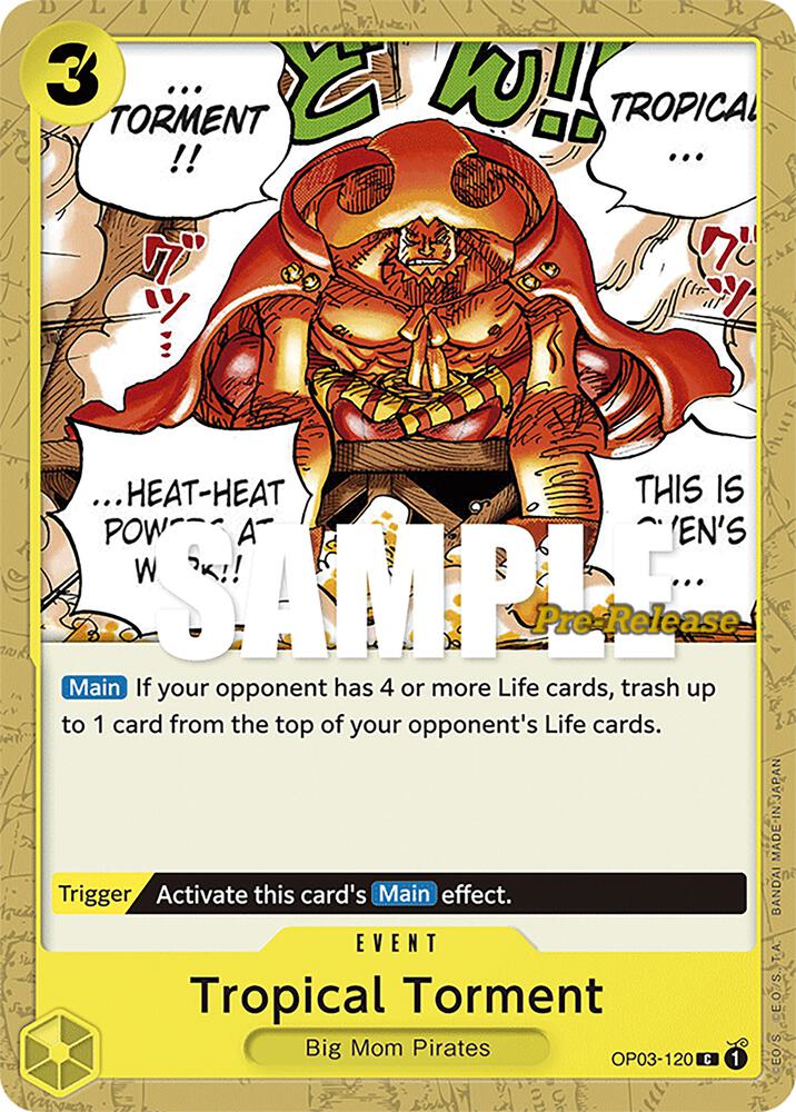 Tropical Torment OP03-120 One Piece card