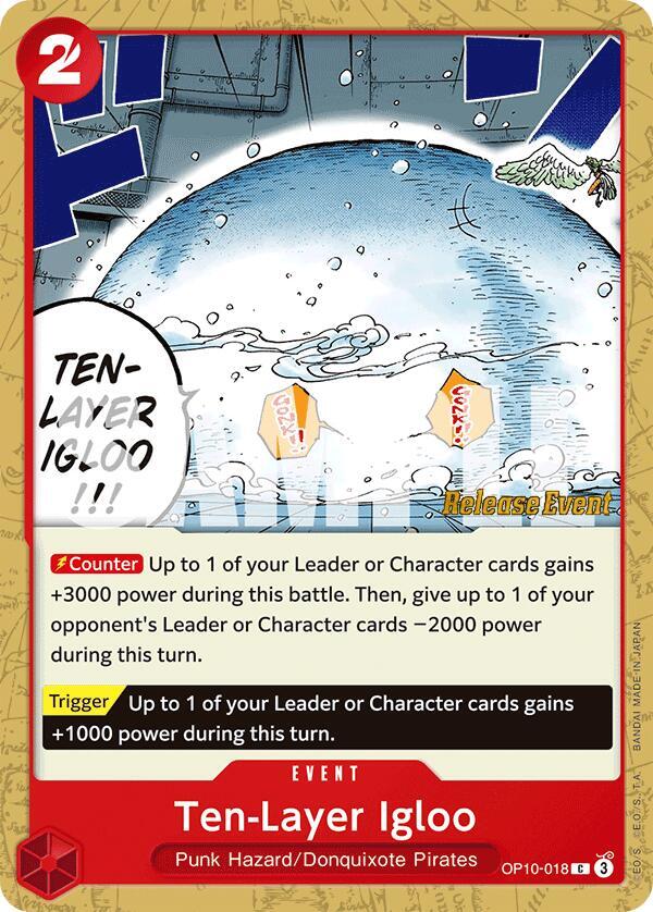Ten-Layer Igloo OP10-018 One Piece card
