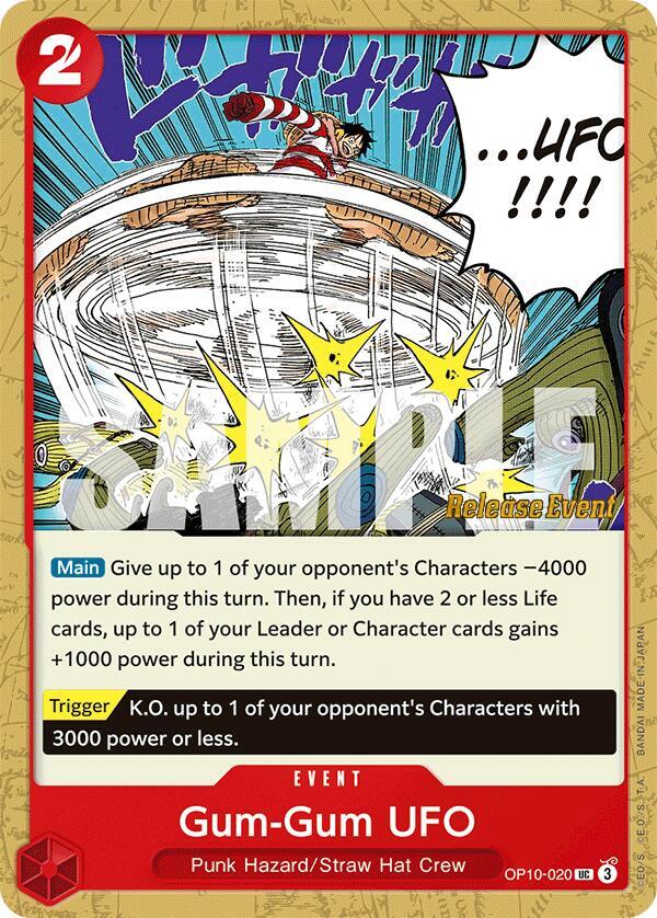 Gum-Gum UFO OP10-020 One Piece card