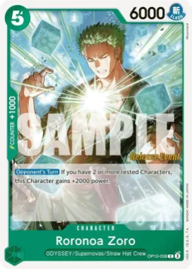 Roronoa Zoro (OP10P OP10-038) Promos: Royal Blood