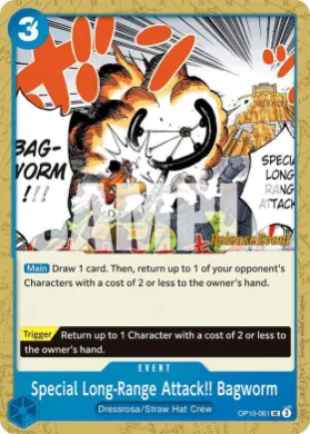 Special Long-Range Attack!! Bagworm (OP10P OP10-061) Promos: Royal Blood