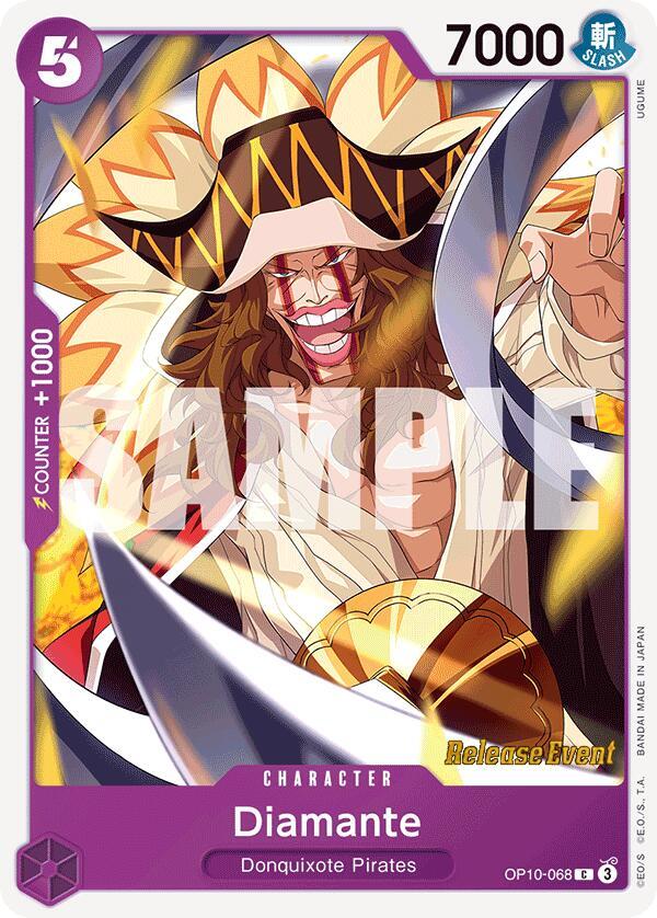 Diamante OP10-068 One Piece card