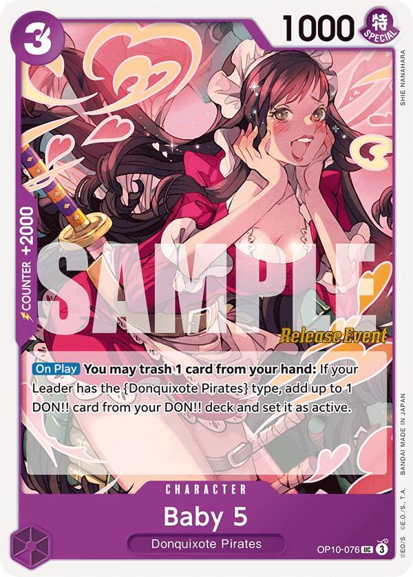 Baby 5 OP10-076 One Piece card