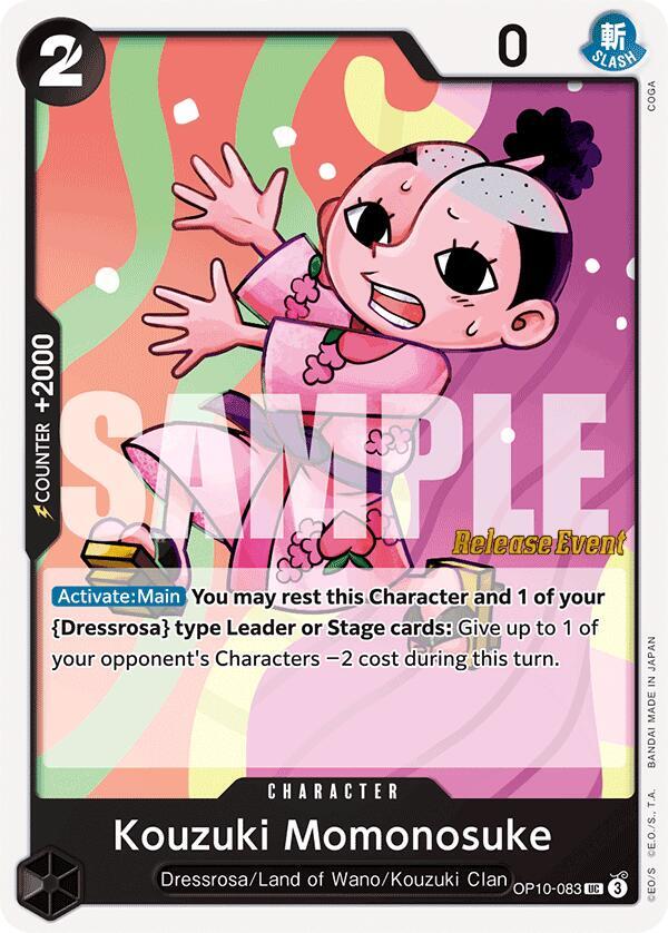 Kouzuki Momonosuke OP10-083 One Piece card