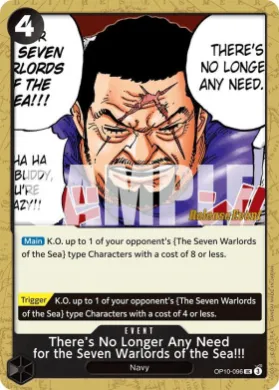 There's No Longer Any Need for the Seven Warlords of the Sea!!! (OP10P OP10-096) Promos: Royal Blood