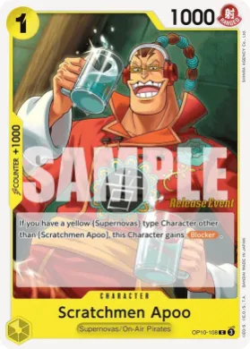 Scratchmen Apoo (OP10P OP10-108) Promos: Royal Blood