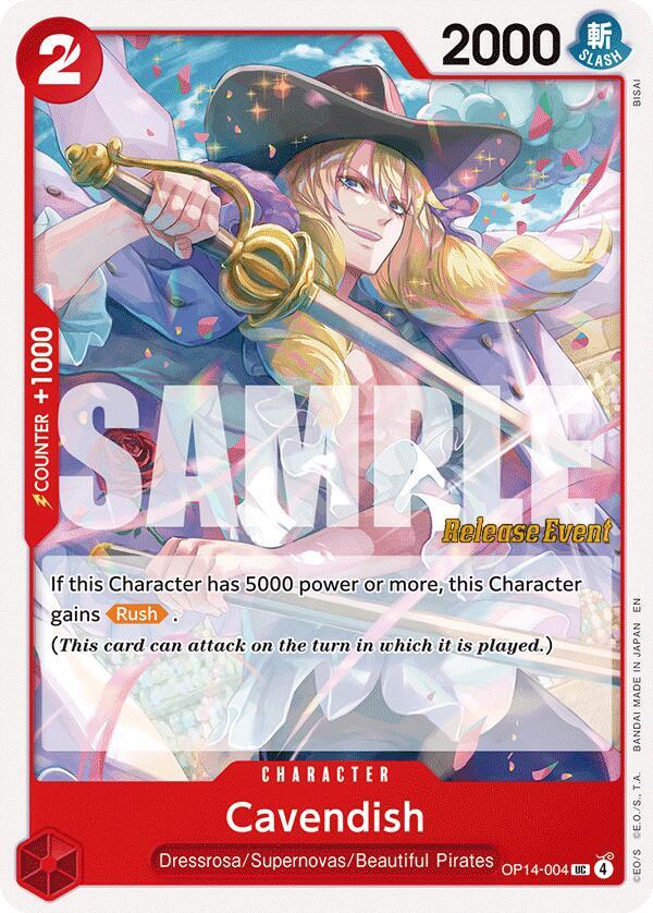 Cavendish OP14-004 One Piece card
