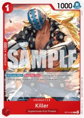 Killer (OP14P OP14-005) Promos: The Azure Sea's Seven
