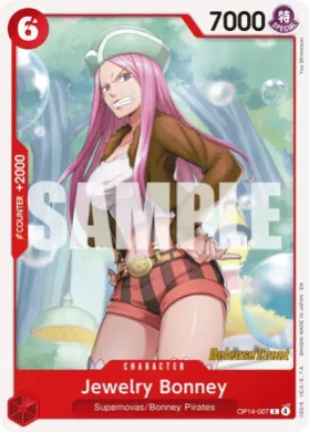 Jewelry Bonney (OP14P OP14-007) Promos: The Azure Sea's Seven