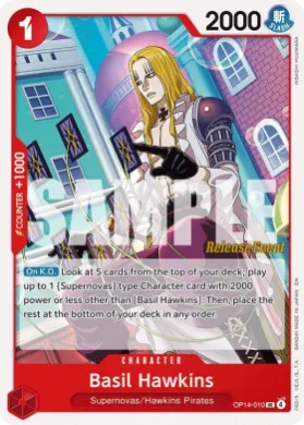 Basil Hawkins (OP14P OP14-010) Promos: The Azure Sea's Seven