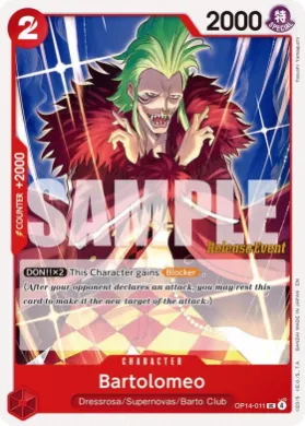 Bartolomeo (OP14P OP14-011) Promos: The Azure Sea's Seven