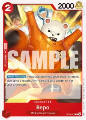 Bepo (OP14P OP14-012) Promos: The Azure Sea's Seven