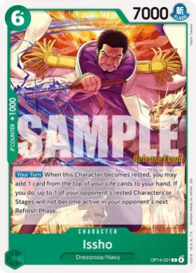 Issho (OP14P OP14-021) Promos: The Azure Sea's Seven