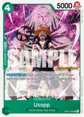 Usopp (OP14P OP14-022) Promos: The Azure Sea's Seven